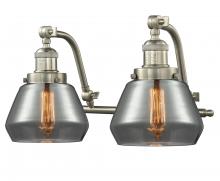 Innovations Lighting 515-2W-SN-G173 - Fulton - 2 Light - 18 inch - Brushed Satin Nickel - Bath Vanity Light