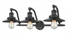 Innovations Lighting 515-3W-OB-M5 - Railroad - 3 Light - 28 inch - Oil Rubbed Bronze - Bath Vanity Light