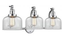 Innovations Lighting 515-3W-PC-G72 - Bell - 3 Light - 28 inch - Polished Chrome - Bath Vanity Light