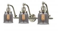 Innovations Lighting 515-3W-SN-G53 - Bell - 3 Light - 28 inch - Brushed Satin Nickel - Bath Vanity Light