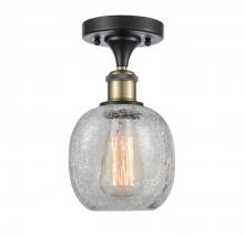 Innovations Lighting 516-1C-BAB-G105 - Belfast - 1 Light - 6 inch - Black Antique Brass - Semi-Flush Mount