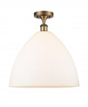 Innovations Lighting 516-1C-BB-GBD-161 - Bristol - 1 Light - 16 inch - Brushed Brass - Semi-Flush Mount