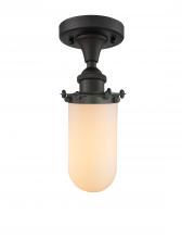 Innovations Lighting 516-1C-OB-CE231-W - Kingsbury - 1 Light - 4 inch - Oil Rubbed Bronze - Flush Mount