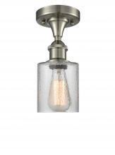 Innovations Lighting 516-1C-SN-G112 - Cobbleskill - 1 Light - 5 inch - Brushed Satin Nickel - Semi-Flush Mount