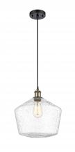 Innovations Lighting 516-1P-BAB-G654-12 - Cindyrella - 1 Light - 12 inch - Black Antique Brass - Cord hung - Mini Pendant