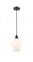 Innovations Lighting 516-1P-BK-G651-8 - Cindyrella - 1 Light - 8 inch - Matte Black - Cord hung - Mini Pendant