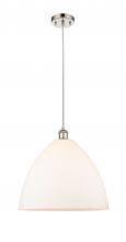 Innovations Lighting 516-1P-PN-GBD-161 - Bristol - 1 Light - 16 inch - Polished Nickel - Cord hung - Pendant