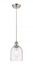 Innovations Lighting 516-1P-SN-G558-6SDY - Bella - 1 Light - 6 inch - Brushed Satin Nickel - Cord hung - Mini Pendant