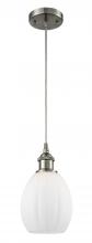 Innovations Lighting 516-1P-SN-G81 - Eaton - 1 Light - 6 inch - Brushed Satin Nickel - Cord hung - Mini Pendant