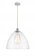 Innovations Lighting 516-1P-WPC-GBD-164 - Bristol - 1 Light - 16 inch - White Polished Chrome - Cord hung - Pendant