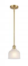 Innovations Lighting 516-1S-SG-G411 - Dayton - 1 Light - 6 inch - Satin Gold - Mini Pendant