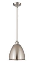 Innovations Lighting 516-1S-SN-MBD-9-SN-LED - Bristol - 1 Light - 9 inch - Brushed Satin Nickel - Pendant