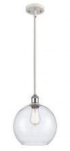 Innovations Lighting 516-1S-WPC-G124-10 - Athens - 1 Light - 10 inch - White Polished Chrome - Mini Pendant