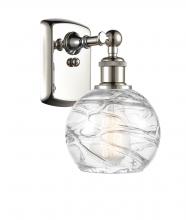 Innovations Lighting 516-1W-PN-G1213-6 - Athens Deco Swirl - 1 Light - 6 inch - Polished Nickel - Sconce