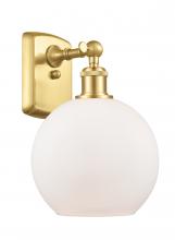 Innovations Lighting 516-1W-SG-G121-8 - Athens - 1 Light - 8 inch - Satin Gold - Sconce