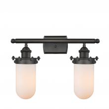 Innovations Lighting 516-2W-OB-232-W - Kingsbury - 2 Light - 14 inch - Oil Rubbed Bronze - Bath Vanity Light