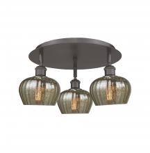 Innovations Lighting 516-3C-OB-G96 - Fenton - 3 Light - 18 inch - Oil Rubbed Bronze - Flush Mount