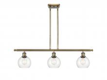 Innovations Lighting 516-3I-AB-G122-6 - Athens - 3 Light - 36 inch - Antique Brass - Cord hung - Island Light