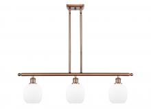 Innovations Lighting 516-3I-AC-G101 - Belfast - 3 Light - 36 inch - Antique Copper - Cord hung - Island Light