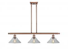 Innovations Lighting 516-3I-AC-G132 - Orwell - 3 Light - 36 inch - Antique Copper - Cord hung - Island Light