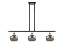 Innovations Lighting 516-3I-BAB-G93 - Fenton - 3 Light - 36 inch - Black Antique Brass - Cord hung - Island Light