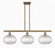 Innovations Lighting 516-3I-BB-G555-10CL - Ithaca - 3 Light - 37 inch - Brushed Brass - Cord hung - Island Light