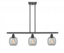 Innovations Lighting 516-3I-BK-G104 - Belfast - 3 Light - 36 inch - Matte Black - Cord hung - Island Light