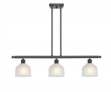 Innovations Lighting 516-3I-OB-G411 - Dayton - 3 Light - 36 inch - Oil Rubbed Bronze - Cord hung - Island Light