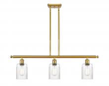 Innovations Lighting 516-3I-SG-G342 - Hadley - 3 Light - 36 inch - Satin Gold - Cord hung - Island Light