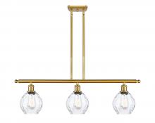 Innovations Lighting 516-3I-SG-G362 - Waverly - 3 Light - 36 inch - Satin Gold - Cord hung - Island Light