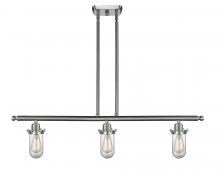 Innovations Lighting 516-3I-SN-232-CL - Kingsbury - 3 Light - 36 inch - Brushed Satin Nickel - Cord hung - Island Light