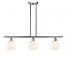 Innovations Lighting 516-3I-SN-G121-6 - Athens - 3 Light - 36 inch - Brushed Satin Nickel - Cord hung - Island Light