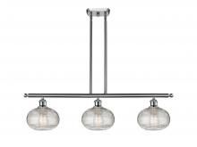 Innovations Lighting 516-3I-SN-G555-8CL - Ithaca - 3 Light - 36 inch - Brushed Satin Nickel - Cord hung - Island Light