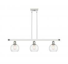 Innovations Lighting 516-3I-WPC-G122-6 - Athens - 3 Light - 36 inch - White Polished Chrome - Cord hung - Island Light