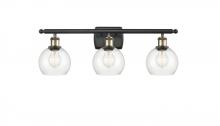 Innovations Lighting 516-3W-BAB-G122-6 - Athens - 3 Light - 26 inch - Black Antique Brass - Bath Vanity Light