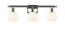 Innovations Lighting 516-3W-PC-G1217-6WV - White Venetian - 3 Light - 26 inch - Polished Chrome - Bath Vanity Light