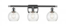 Innovations Lighting 516-3W-PC-G124-6 - Athens - 3 Light - 26 inch - Polished Chrome - Bath Vanity Light