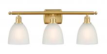 Innovations Lighting 516-3W-SG-G381 - Castile - 3 Light - 26 inch - Satin Gold - Bath Vanity Light