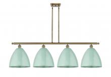 Innovations Lighting 516-4I-AB-MBD-12-SF - Plymouth - 4 Light - 50 inch - Antique Brass - Cord hung - Island Light