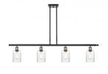 Innovations Lighting 516-4I-BAB-G342 - Hadley - 4 Light - 48 inch - Black Antique Brass - Cord hung - Island Light