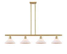 Innovations Lighting 516-4I-SG-G131 - Orwell - 4 Light - 48 inch - Satin Gold - Cord hung - Island Light