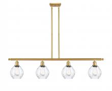 Innovations Lighting 516-4I-SG-G362 - Waverly - 4 Light - 48 inch - Satin Gold - Cord hung - Island Light