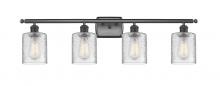  516-4W-OB-G112 - Cobbleskill - 4 Light - 35 inch - Oil Rubbed Bronze - Bath Vanity Light