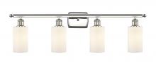 Innovations Lighting 516-4W-PN-G801 - Clymer - 4 Light - 34 inch - Polished Nickel - Bath Vanity Light