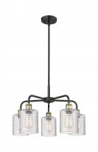 Innovations Lighting 516-5CR-BAB-G112C-5CL - Cobbleskill - 5 Light - 23 inch - Black Antique Brass - Chandelier