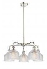  516-5CR-PN-G412 - Dayton - 5 Light - 24 inch - Polished Nickel - Chandelier