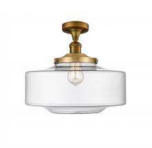 Innovations Lighting 517-1CH-BB-G692-16 - Bridgeton - 1 Light - 12 inch - Brushed Brass - Semi-Flush Mount