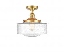 Innovations Lighting 517-1CH-SG-G694-12 - Bridgeton - 1 Light - 12 inch - Satin Gold - Semi-Flush Mount