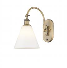 Innovations Lighting 518-1W-BB-GBC-81 - Berkshire - 1 Light - 8 inch - Brushed Brass - Sconce