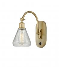 Innovations Lighting 518-1W-SG-G275-LED - Conesus - 1 Light - 6 inch - Satin Gold - Sconce